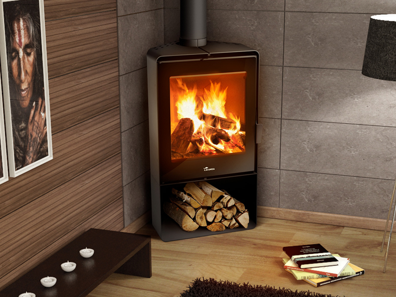 <b>Reference:</b> ATLANTIC 611 <br> 
<b>Description:</b><br>- Freestanding Stove <br>
- Extra clean glass system<br>
- Heat output range: 8.5-15.5kW <br>
- Efficiency: 78% <br>
- Nominal heat output: 12kW <br>
- Flue socket: ø150 MM<br>
- Heating area: 107 m2 <br>
- Heating volume: 267 m3 <br>
<b>External Dimensions:</b><br>- L= 60CM<br>- W= 40CM<br>- H= 110CM<br>
<b>Firebox Dimensions:</b><br>- L= 53CM<br>- W= 28CM<br>- H= 47CM<br>
<b>Weight:</b> 90KG<b>Weight:</b> 103KG