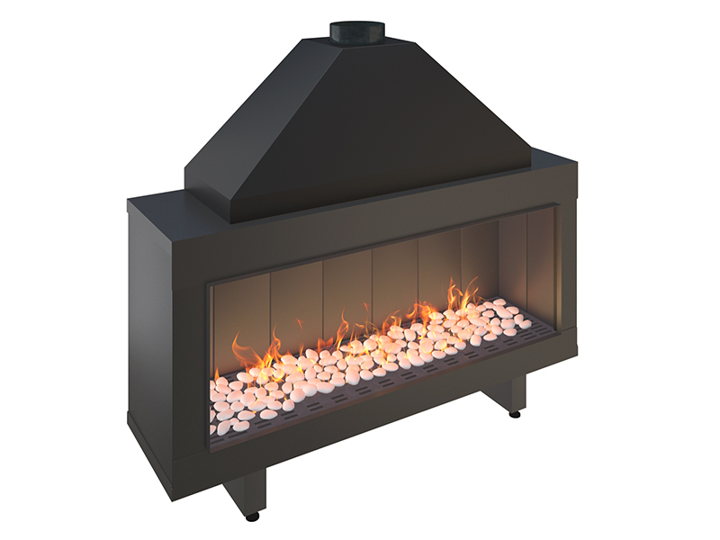 OPEN FIREBOX GAS - FLAT