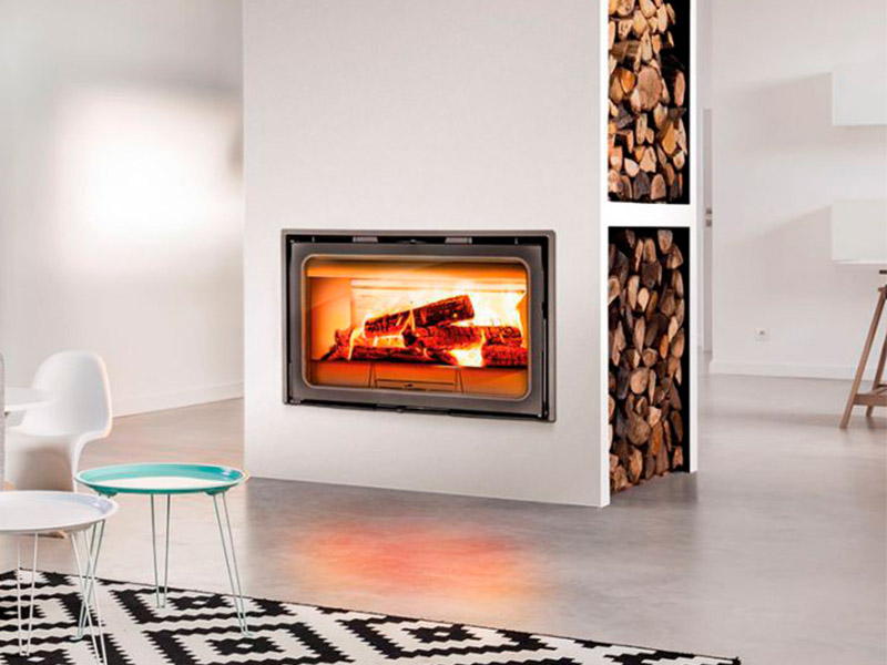 WOOD FIREPLACE