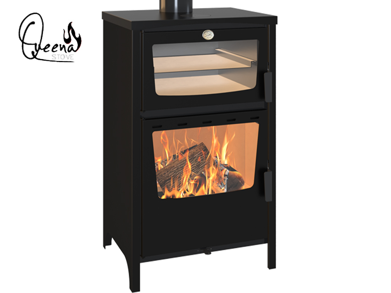 QUEENA - WOOD STOVE WITH OVEN