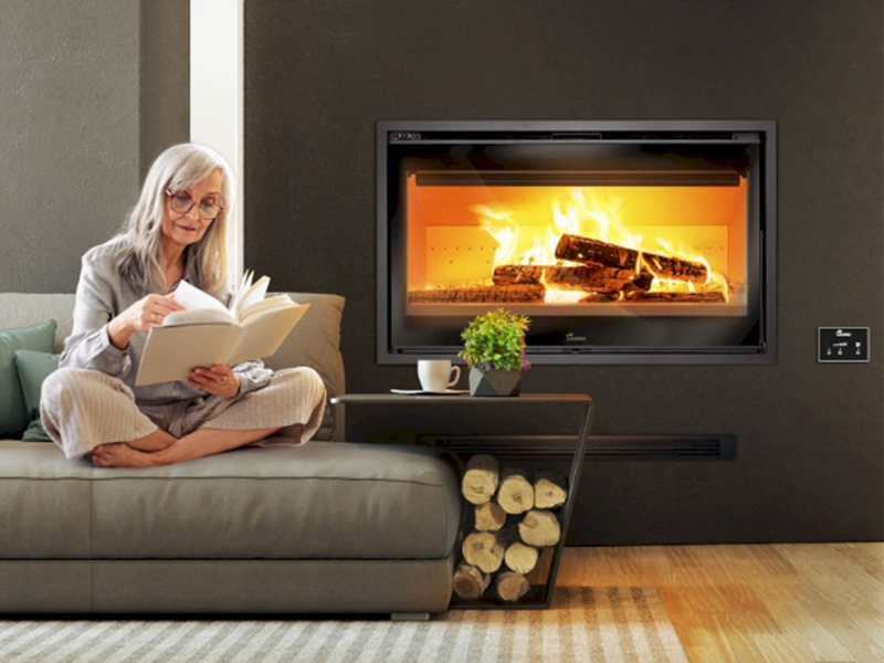 WOOD FIREPLACE