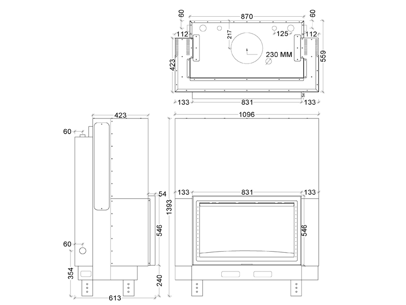 FLAT 80HYDRO /110CM