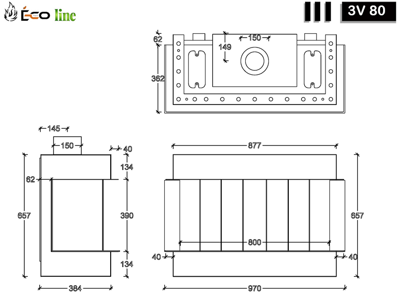 ECO LINE 3V80 /88CM