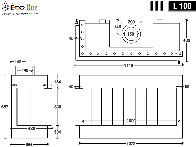ECO LINE L100 /107CM