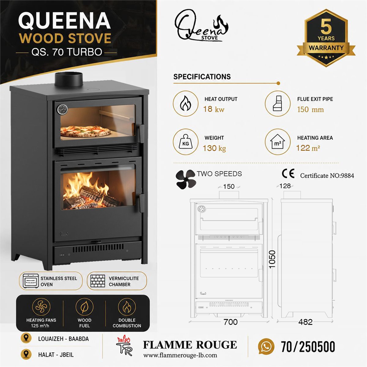 QS 95x70 TURBO