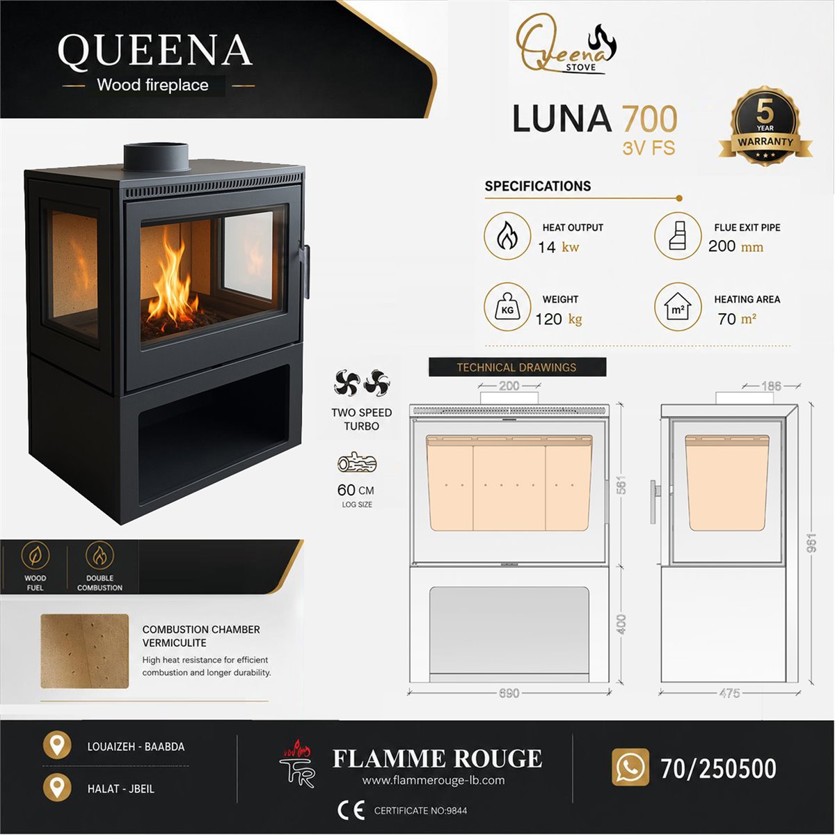 LUNA 70 3V FS - TURBO