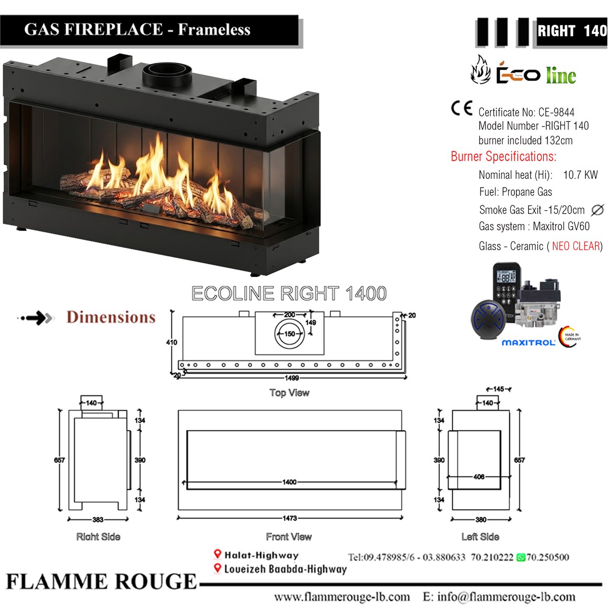 ECO LINE - R140 /152CM